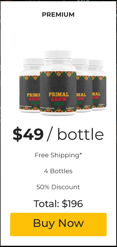 Primal Grow Pro 6 Bottle
